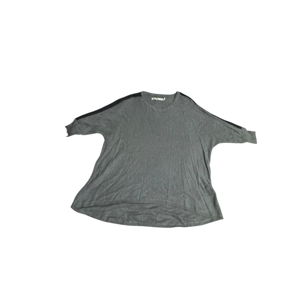 Blanc Noir Charcoal Long Sleeve Top